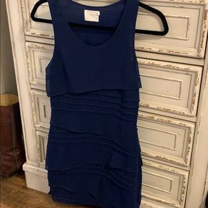 Navy layered dress